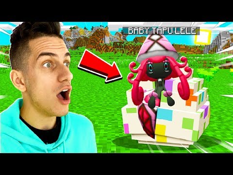 HATCHING LEGENDARY ALOLA POKEMON IN MINECRAFT!