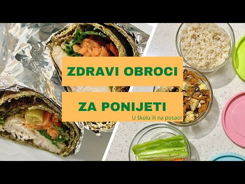 Obroci za ponijeti | Zdravo i jednostavno | Meals on the go | Healthy and simple