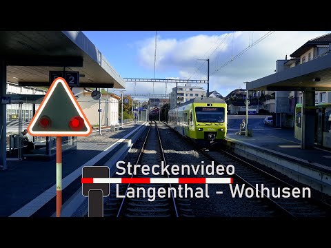 cab ride / Führerstandsmitfahrt Langenthal - Wolhusen