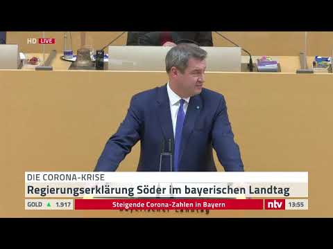 Corona LIVE: Söder gibt Regierungserklärung im Bayerischen Landtag ab