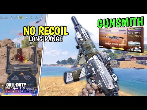 FAST ADS + NO RECOIL + LONG RANGE M4 BEST GUNSMITH in SEASON 9 | best setup | COD MOBILE