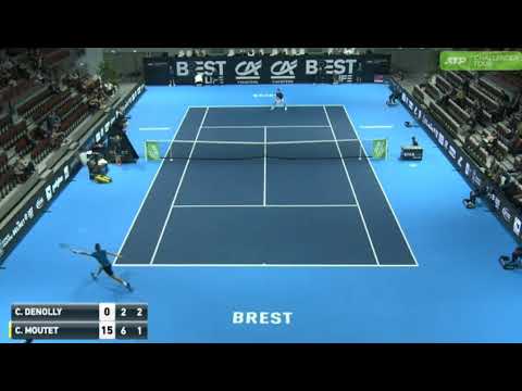 Corentin Moutet vs Corentin Denolly /ATP Challenger Brest Highlights
