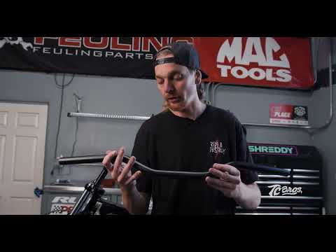 TC Bros. Modular Handlebar Riser Install How To By: Senders Only Garage