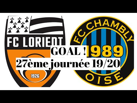 Lorient - FC Chambly Oise [0-(1)] GOAL 12' (Joris Correa) 27ème journée 2019/20