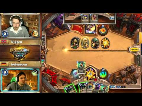 Diggen vs kolemoen - Hearthstone Championship Tour Europe, Winter Prelim