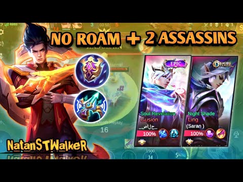 NO ROAM + 2 ASSASSINS = EPIC COMEBACK . NATAN GAMEPLAY. MLBB