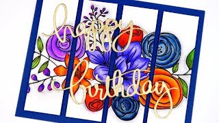 Split Canvas Art Card | Simon Says Stamp &amp; Mama Elephant