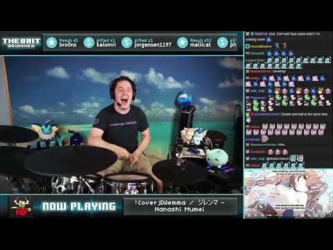 The8BitDrummer plays ジレンマ (Dilemma) by DECO*27 feat. Hatsune Miku (Nanashi Mumei cover)
