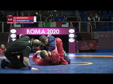 Qual. Men's GP Gi - +100 kg: S. MACIEJEWSKI (POL) v. M. DOROBANTU (ROU)
