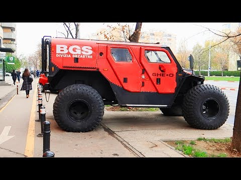 Romanian GHE-O RESCUE - Off Road Monster Truck, And The 2nd LARGEST BUILDING In The World