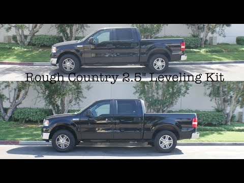 Ford F150 Rough Country 2.5\" Leveling Kit-Installation