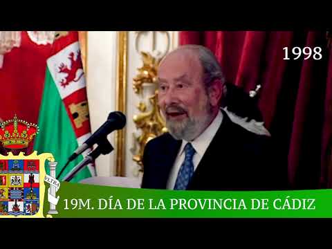 Memoria del 19M, Día de la Provincia de Cádiz. Caballero Bonald