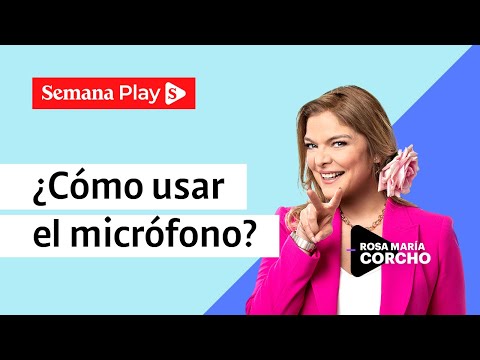 ¿Cómo usar el micrófono de forma adecuada? | Rosa María Corcho