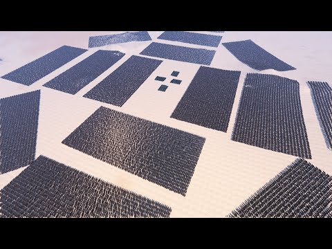 2.000 Modern Soldiers Defend from 60.000 Medieval Cavalries - Ultimate Epic Battle Simulator