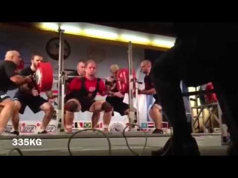 Kristoffer Eikeland -105 - 970kg total, 6th place @ IPF World Championship 2014