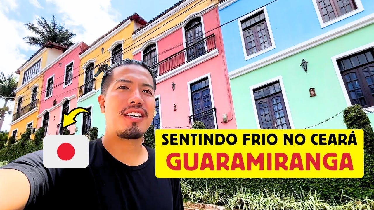 Um japonês nunca imaginou sentir frio no Ceará. Guaramiranga.