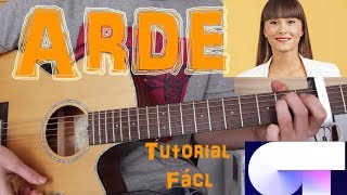 Cómo tocar &quot;ARDE&quot; Aitana Ocaña en Guitarra. TUTORIAL FÁCIL