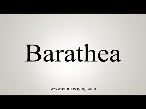 How To Say Barathea