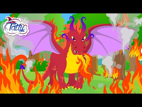 🐲 Tatty und Misifu wollen sich mit einem magischen Drachen anfreunden | Märchen für Kinder