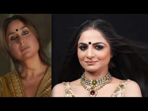 Get Kareena Kapoor's Signature Glam Look By #poojagoel | kareena kapoor makeup look Tutorial. Bebo