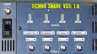 Video thumbnail for Techno Snare - Free VST - myVST Demo by myVST