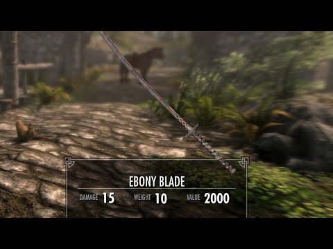 Ebony Blade Skyrim Special edition Tutorial and tips and tricks!