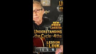 Cycle of Fourths  Free Jazz Guitar Lesson #shorts