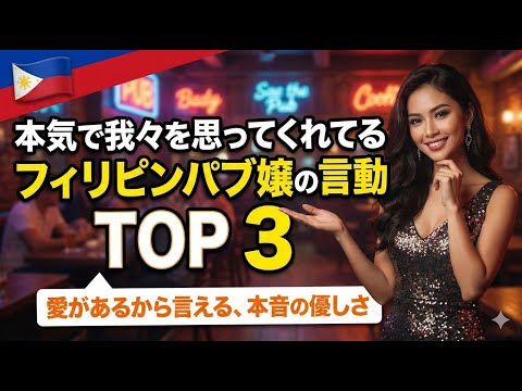 本気で我々を思ってくれてるフィリピンパブ嬢の言動 TOP 3 YouTubeサムネイル