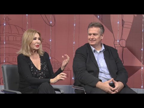 Новогодишњи програм, гости Лидија Манић и Александар Дунић - ТВ Корени