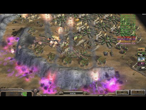 GLA Toxin - Command & Conquer Generals Zero Hour - 1 vs 7 HARD Gameplay