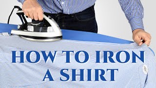 How To Iron Shirts Like A Pro - Easy Step-by-Step Dress Shirt Ironing Guide - Gentleman