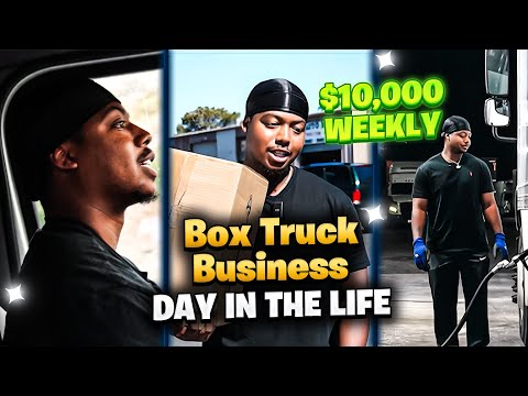 Day In The Life: Running A Box Truck Business Making $10K+ Weekly