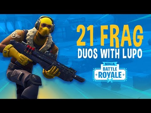 21 Frag Duos with Lupo! - Fortnite Battle Royale Gameplay - Ninja
