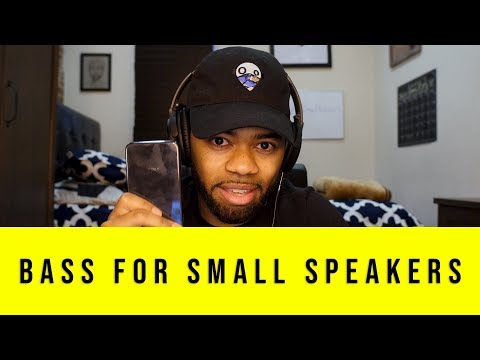 Mixing bass for small speakers