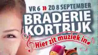 preview picture of video 'Er zit muziek in de septemberbraderie Kortrijk'