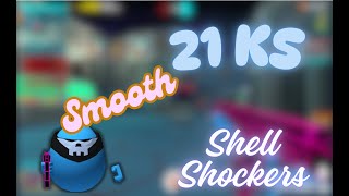 A *clean* 21 Killstreak with the Nuke Zone Eggk-47!! |Shell Shockers