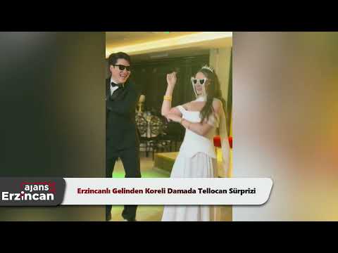 Erzincanlı Gelinden Koreli Damada Tellocan Sürprizi