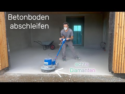 DIY: Sanding concrete floors – How to make them smooth and ready for epoxy resin coating