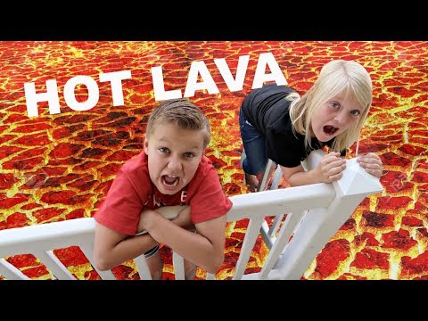 THE FLOOR IS LAVA at a Birthday Party!!