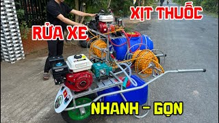 Zalo 0343.979.578 | Xe đẩy xịt thuốc tinh gọn- vệ sinh chuồng trại- rửa xe - Sray manufacture’s