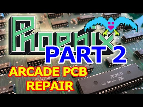 Phoenix Arcade PCB Lot Repair - Part 2 - Troubleshooting with schematics and logic probe