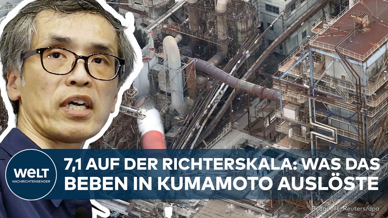 KUMAMOTO NACH ERDBEBEN: Stärke 7,1! Tsunami-Warnung und Stromausfälle in Japan!