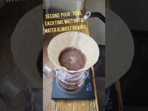 Tetsu Kasuya Style Pour Over Coffee Recipe in under a minute