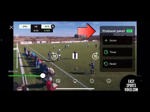 Veo Camera Livestream Scoreboard