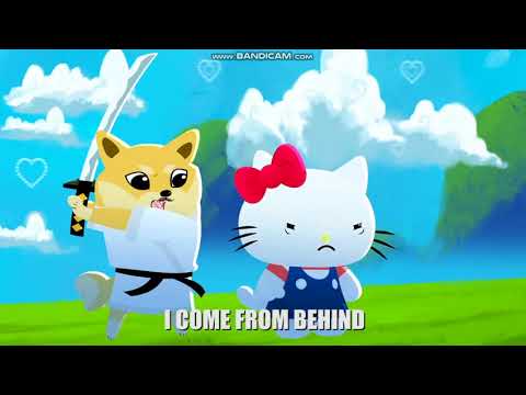 hello kitty vs doge (animeme rap battles)