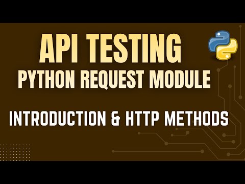 API Testing with Python Request Module Data Driven Testing with Excel JSON CSV by Mr Madan