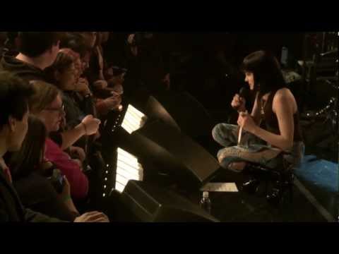Jessie J interacts with fans on stage + Awkward Silence Funny Moment @Z100 gig