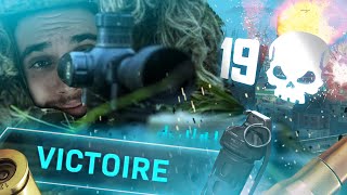 J ai gagné avec 3 snipers différents sur warzone ★ top1 19 kills kar hdr ax 