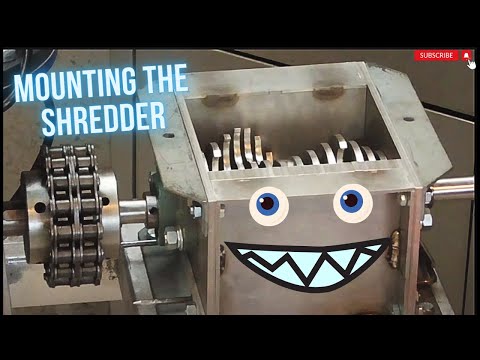 Mounting the Shredder - Precious Plastics 4