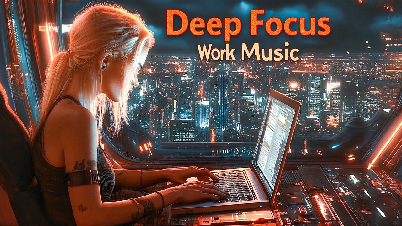 Electronic Music for Work - Deep futuristic garage mix for Focus and Concentration